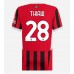 AC Milan Malick Thiaw #28 Hemma matchtröja Dam 2024-25 Kortärmad Billigt